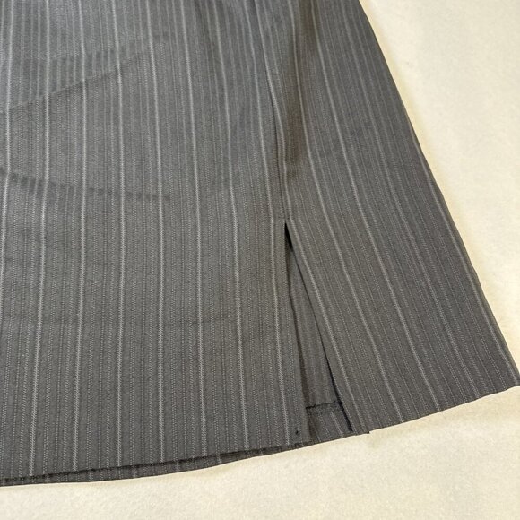 Vintage II Real Black With Stripes Skirt Size 16 Made in USA - Picture 3 of 9